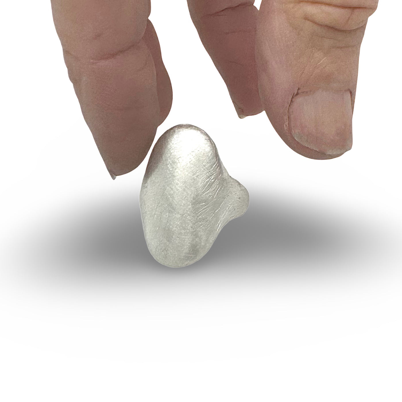 A large oval signet ring in Silver. Handcrafted By Raw Jewelry Designs