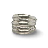 Five Wrap Silver Everyday Stack Ring