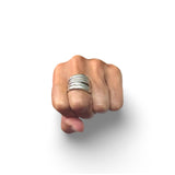 Five Wrap Silver Everyday Stack Ring