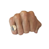 Pinky Everyday Round Signet Ring in Silver