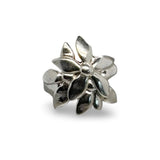 Pinky Multi Flower Ring In Silver