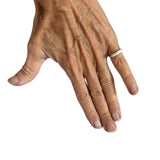 Silver Pinky Bar Ring – Handcrafted, Minimal, and Unique