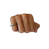 Pinky Single Dot Chunky Ring in Silver