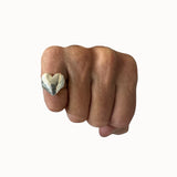Pinky Heart Ring in Silver