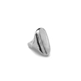 Everyday Oval Silver Signet Ring