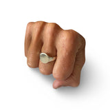 Everyday Small Silver Signet Ring