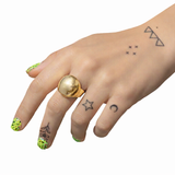 Everyday 14K Gold Dome Ring