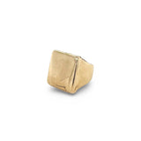 14k Gold Everyday Square Signet Ring