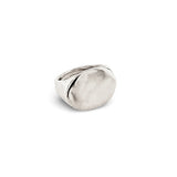 Everyday Wide Oval Silver Signet Ring
