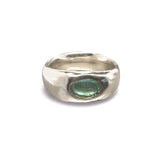 One of a kind Sapphire and Sterling Handcrafted Ring - 2