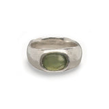 One of a kind Sapphire and Sterling Handcrafted Ring - 1