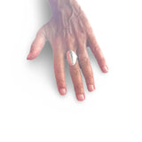 Everyday Oval Silver Signet Ring