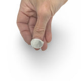 Everyday Wide Oval Silver Signet Ring