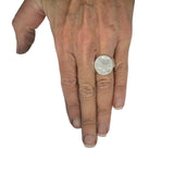 Everyday Round Silver Signet Ring