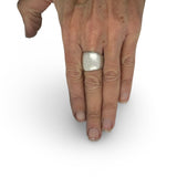 Everyday Comfort Fit Chunky Silver Ring